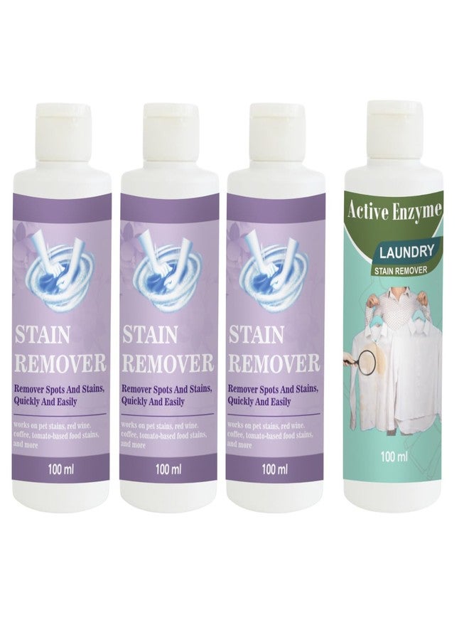 مجموعة مزيل البقع من توفوس، عبوة من 3 قطع باللون البنفسجي ومزيل بقع الفستق | محلول تنظيف متعدد الأسطح للملابس والأقمشة والمفروشات (100 غرام لكل قطعة) - Image 1